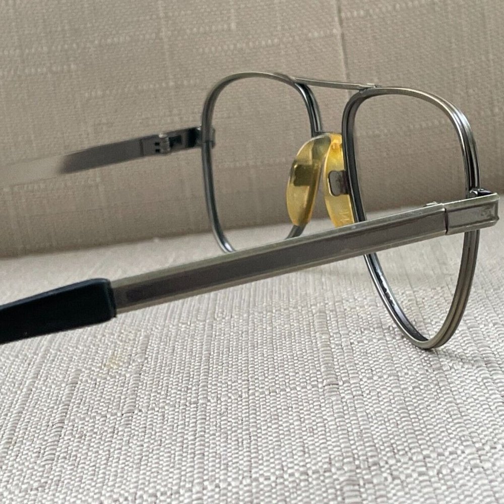 Vintage Universal Men Eyeglasses Frame 10 K.R.P.G Black Tone Glasses - Picture 4 of 11